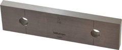 Mitutoyo - 5" Rectangular Steel Gage Block - Accuracy Grade 0, Includes Certificate of Inspection - Makers Industrial Supply