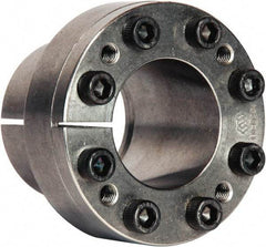 Climax Metal Products - M6 Thread, 1-1/2" Bore Diam, 1.969" OD, Shaft Locking Device - 8 Screws, 10,024 Lb Axial Load, 2.835" OAW, 1.26" Thrust Ring Width, 626 Ft/Lb Max Torque - Makers Industrial Supply