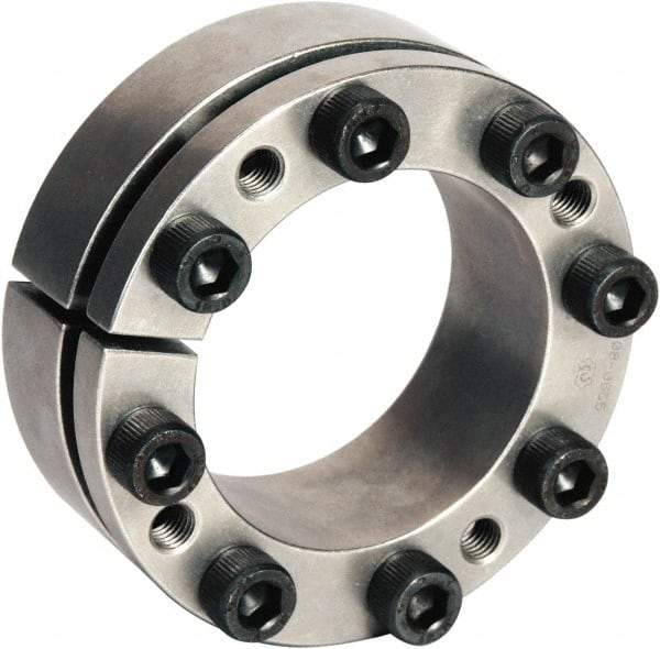 Climax Metal Products - M4 Thread, 15mm Bore Diam, 32mm OD, Shaft Locking Device - 4 Screws, 2,191 Lb Axial Load, 1.26" OAW, 0.551" Thrust Ring Width, 54 Ft/Lb Max Torque - Makers Industrial Supply