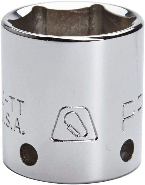 Proto - 5/16", 3/8" Drive, Standard Hand Socket - 12 Points, 1-3/32" OAL, Steel, Chrome Finish - Makers Industrial Supply