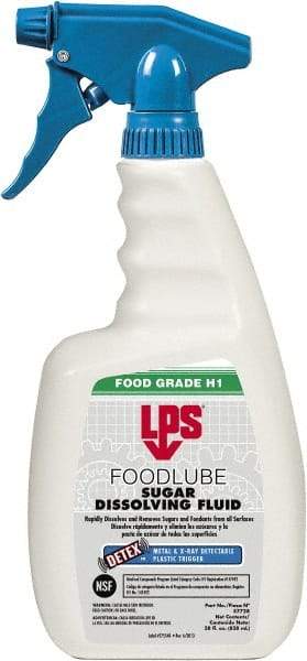 LPS - 28 oz Trigger Spray Bottle Spray Lubricant - Clear, 41°F to 203°F, Food Grade - Makers Industrial Supply