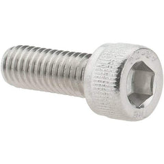 Value Collection - M6x1.00 Metric Coarse Hex Socket Drive, Socket Cap Screw - Grade 18-8 & Austenitic A2 Stainless Steel, Fully Threaded, 16mm Length Under Head - Makers Industrial Supply