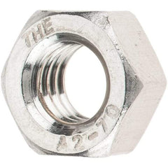 Value Collection - M6x1.00 Stainless Steel Right Hand Hex Nut - 10mm Across Flats, 5mm High, Uncoated - Makers Industrial Supply