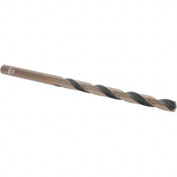 Import - 0.166" High Speed Steel, 135° Point, Straight Shank Maintenance Drill Bit - Makers Industrial Supply