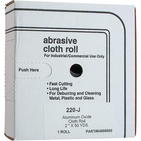 Value Collection - Shop Rolls   Abrasive Material: Aluminum Oxide    Roll Width (Inch): 2 - Makers Industrial Supply