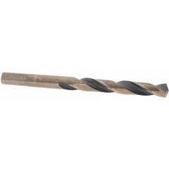 Import - 0.323" High Speed Steel, 135° Point, Round with Flats Shank Maintenance Drill Bit - Makers Industrial Supply