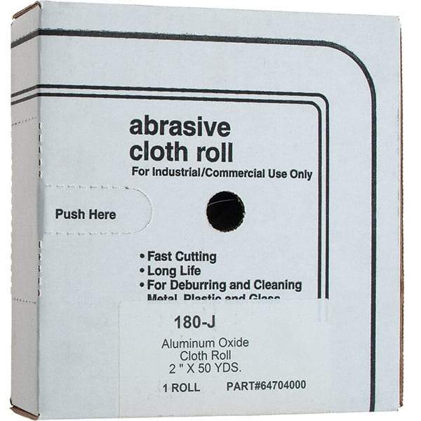 Value Collection - Shop Rolls   Abrasive Material: Aluminum Oxide    Roll Width (Inch): 2 - Makers Industrial Supply