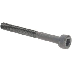 Value Collection - M3x0.50 Metric Coarse Hex Socket Drive, Socket Cap Screw - Grade 12.9 Alloy Steel, Black Oxide Finish, Partially Threaded, 30mm Length Under Head - Makers Industrial Supply