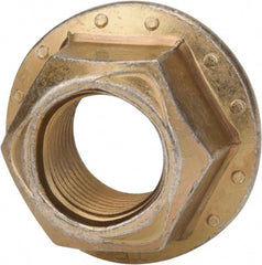 Made in USA - 5/16-18 Grade 8 Steel Hex Flange Lock Nut - Makers Industrial Supply