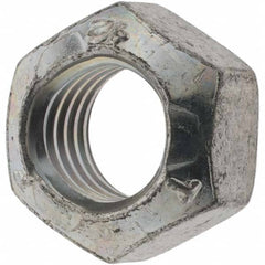 Made in USA - M12x1.75 Metric Coarse Grade 12 Hex Lock Nut with Distorted Thread - Makers Industrial Supply