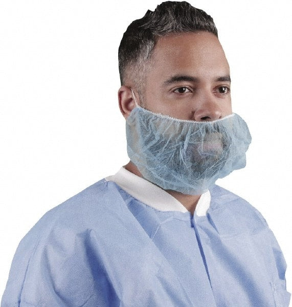 PRO-SAFE - Pack of (100), Universal Size, 18" Diam Beard Covers - Exact Industrial Supply