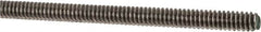 Made in USA - #10-24 UNC (Coarse), 3' Long, Stainless Steel Threaded Rod - Right Hand Thread - Makers Industrial Supply