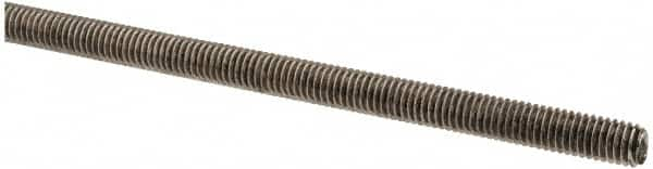 Made in USA - #10-32 UNF (Fine), 3' Long, Stainless Steel Threaded Rod - Right Hand Thread - Makers Industrial Supply