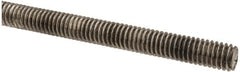 Made in USA - 5/16-18 UNC (Coarse), 3' Long, Stainless Steel Threaded Rod - Right Hand Thread - Makers Industrial Supply