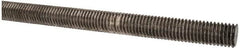 Made in USA - 1/2-13 UNC (Coarse), 3' Long, Stainless Steel Threaded Rod - Right Hand Thread - Makers Industrial Supply