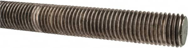 Made in USA - 7/8-9 UNC (Coarse), 3' Long, Stainless Steel Threaded Rod - Right Hand Thread - Makers Industrial Supply