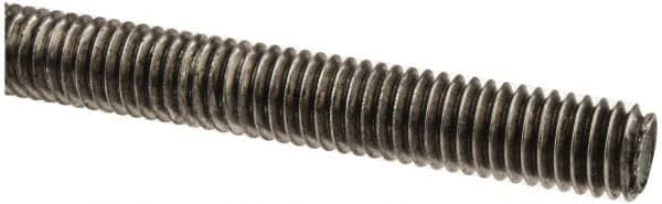 Made in USA - 3/8-16 UNC (Coarse), 6' Long, Stainless Steel Threaded Rod - Right Hand Thread - Makers Industrial Supply