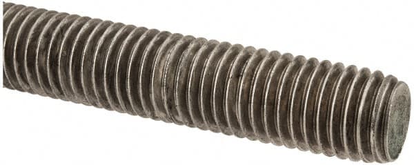 Made in USA - 5/8-11 UNC (Coarse), 6' Long, Stainless Steel Threaded Rod - Right Hand Thread - Makers Industrial Supply