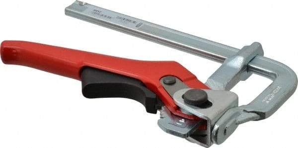 Bessey - 2-3/8" Deep Throat, 4" Max Capacity, Standard Sliding Arm Clamp - 400 Lb Clamping Pressure - Makers Industrial Supply