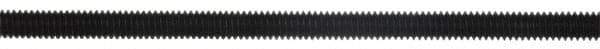 Gibraltar - 1/2-13 12" OAL Unequal Double Threaded Stud - Carbon Steel, Black Oxide Finish, 3" Long Thread Length, 3/4" Short Thread Length - Makers Industrial Supply