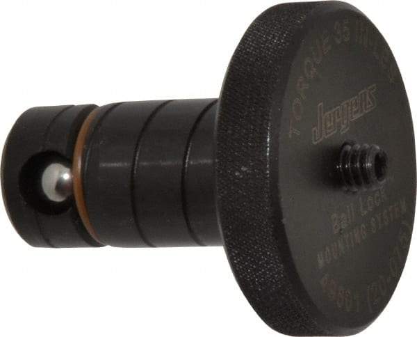 Jergens - 20mm Diam Ball Lock Modular Fixturing Shank - 1.53" Shank Length, 1-3/4" Head Diam, Compatible with 3/4" Thick Plate, 3,000 Lb Max Holding Force, 1/8 Key Size, Steel - Makers Industrial Supply