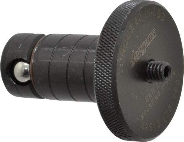 Jergens - 25mm Diam Ball Lock Modular Fixturing Shank - 1.95" Shank Length, 2" Head Diam, Compatible with 1" Thick Plate, 7,000 Lb Max Holding Force, 5/32 Key Size, Steel - Makers Industrial Supply