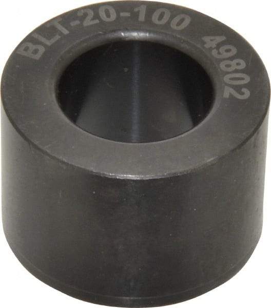 Jergens - 1.3772" OD, 1" Plate Thickness, Secondary Ball Lock, Modular Fixturing Liner - 20mm ID, -0.0004, 0.0000" Tolerance - Makers Industrial Supply