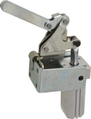 De-Sta-Co - 700 Lb Inner Hold Capacity, Vert Mount, Air Power Hold-Down Toggle Clamp - 1/8 NPT Port, 145 Max psi, 88° Bar Opening, 99.31mm Height Under Bar - Makers Industrial Supply