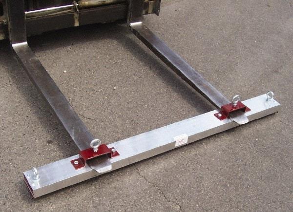 Shields Magnetics - 96" Long Fork Lift Magnetic Sweeper - 5" Wide x 2" High - Makers Industrial Supply