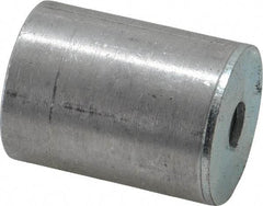 Mag-Mate - 1/4-2 Thread, 1" Diam, 1-5/16" High, 43 Lb Average Pull Force, Neodymium Rare Earth Pot Magnet - 5/16" Tapped Hole Depth, Aluminum Insulated - Makers Industrial Supply