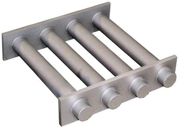 Mag-Mate - 10 Inch Long Square Grate Separator - Ceramic Magnet, Diverter, 5 Tubes - Makers Industrial Supply