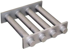 Mag-Mate - 6 Inch Long Square Grate Separator - Rare Earth Magnet, 3 Tubes - Makers Industrial Supply