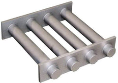 Mag-Mate - 8 Inch Long Square Grate Separator - Ceramic Magnet, Diverter, 4 Tubes - Makers Industrial Supply
