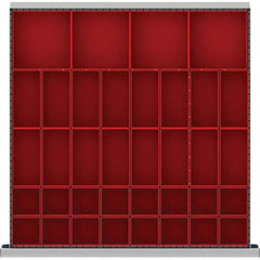 LISTA - 36-Compartment Drawer Divider Layout for 2.17" High Drawers - Makers Industrial Supply