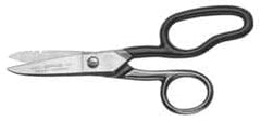 Heritage Cutlery - 1-7/8" Length of Cut, Straight Pattern Electrician's Snip - 6-1/4" OAL, 19, 23 AWG Steel Capacity - Makers Industrial Supply