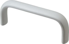 Electro Hardware - 4" Center to Center, Clear Anodized Aluminum Pull Handle - 1.75" High - Makers Industrial Supply