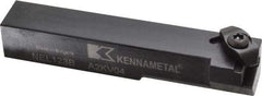 Kennametal - External Thread, Left Hand Cut, 19.05mm Shank Width x 19.05mm Shank Height Indexable Threading Toolholder - 114.3mm OAL, N.3R Insert Compatibility, NE Toolholder, Series Top Notch - Makers Industrial Supply