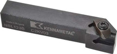 Kennametal - External Thread, Left Hand Cut, 19.05mm Shank Width x 19.05mm Shank Height Indexable Threading Toolholder - 114.3mm OAL, N.3L Insert Compatibility, NS Toolholder, Series Top Notch - Makers Industrial Supply