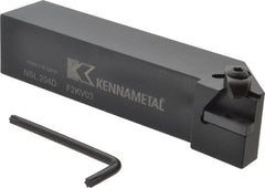 Kennametal - External Thread, Left Hand Cut, 31.75mm Shank Width x 31.75mm Shank Height Indexable Threading Toolholder - 152.4mm OAL, N.4L Insert Compatibility, NS Toolholder, Series Top Notch - Makers Industrial Supply