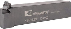 Kennametal - External Thread, Right Hand Cut, 25.4mm Shank Width x 25.4mm Shank Height Indexable Threading Toolholder - 127mm OAL, N.2R Insert Compatibility, NS Toolholder, Series Top Notch - Makers Industrial Supply