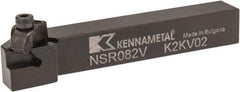 Kennametal - External Thread, Right Hand Cut, 12.7mm Shank Width x 12.7mm Shank Height Indexable Threading Toolholder - 88.9mm OAL, N.2R Insert Compatibility, NS Toolholder, Series Top Notch - Makers Industrial Supply