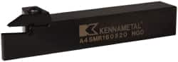 Kennametal - External Thread, 0.79" Max Depth of Cut, 5mm Min Groove Width, 152.4mm OAL, Right Hand Indexable Grooving Cutoff Toolholder - 25.4mm Shank Height x 25.4mm Shank Width, A4..05.. Insert Style, A4SM Toolholder Style, Series A4 - Makers Industrial Supply