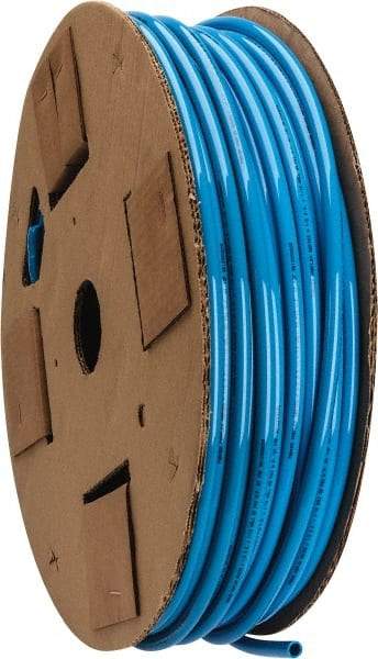 Parker - 3/8" ID x 1/2" OD, 1/16" Wall Thickness, 250' Long, Polyurethane Tube - Blue, 85 Max psi, 90 - 95 Shore A Hardness, -40 to 180°F - Makers Industrial Supply