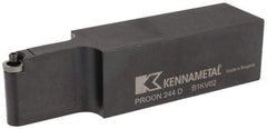 Kennametal - PROON, Neutral Cut, 1-1/2" Shank Height x 1-1/2" Shank Width, Neutral Rake Indexable Turning Toolholder - 6" OAL, RC..43 Insert Compatibility, Series Screw-On - Makers Industrial Supply