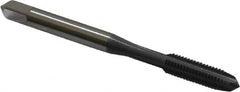 OSG - #10-32 UNF 4 Flute elektraLUBE Finish High Speed Steel Straight Flute Standard Hand Tap - Plug, Right Hand Thread, 2-3/8" OAL, 7/8" Thread Length, H11 Limit, 0.005" Oversize - Makers Industrial Supply