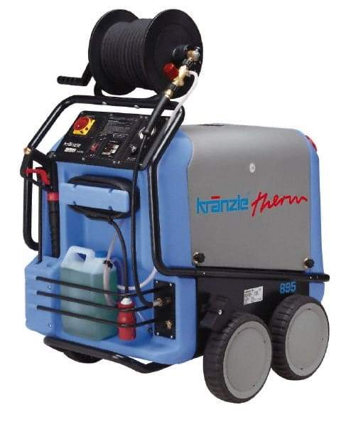 Kranzle - Electric, 5 hp, 2,500 psi, 3.3 GPM, Hot Water Pressure Washer - 66' Hose, 220 Max Volts - Makers Industrial Supply