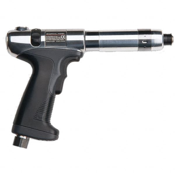 Ingersoll-Rand - 1/4" Bit Holder, 500 RPM, Pistol Grip Handle Air Screwdriver - 2.7 to 9.7 In/Lb Torque, 4 CFM - Makers Industrial Supply