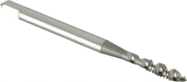 OSG - #5-40 UNC 2 Flute 2B/3B Plug Spiral Flute Tap - High Speed Steel, Bright Finish, 1-15/16" OAL, Right Hand Flute, Right Hand Thread, H2, Series 106/107 - Makers Industrial Supply