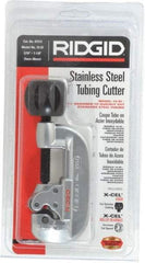 Ridgid - 3/16" to 1-1/8" Pipe Capacity, Tube Cutter - Cuts Copper, Aluminum, Brass - Makers Industrial Supply