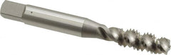 OSG - 5/16-18 UNC 3 Flute 3B Plug Spiral Flute Tap - High Speed Steel, Bright Finish, 2-23/32" OAL, Right Hand Flute, Right Hand Thread, H3, Series 106/107 - Makers Industrial Supply